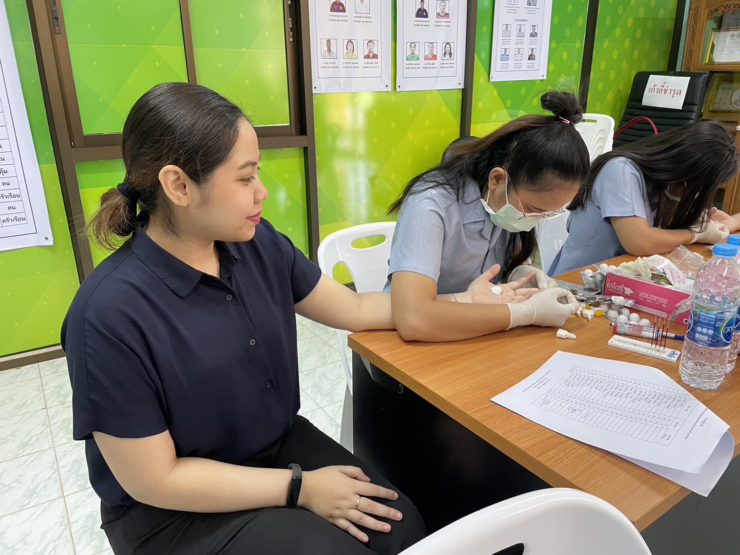 วันที่ 23 พฤษภาคม 2568 
เจ้าหน้าที่องค์การบริหารส่วนตำบลท่าข้าม เข้าร่วมโครงการเจาะเลือดตรวจสารเคมีตกค้างในร่างกาย ประจำปีงบประมาณ 2568 โดย โรงพยาบาลพุนพิน (ดีใจ)